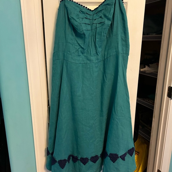 Teal ModCloth Women dress plus size 1x - Picture 1 of 5